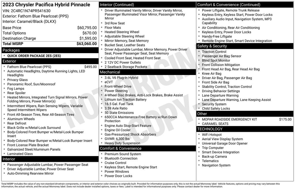 chrysler pacifica hybrid 2023 2C4RC1N74PR541630 image chrysler pacifica hybrid 2023 2C4RC1N74PR541630 image